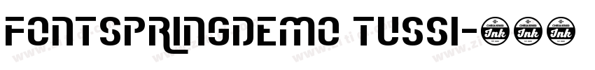 FONTSPRINGDEMO Tussi字体转换